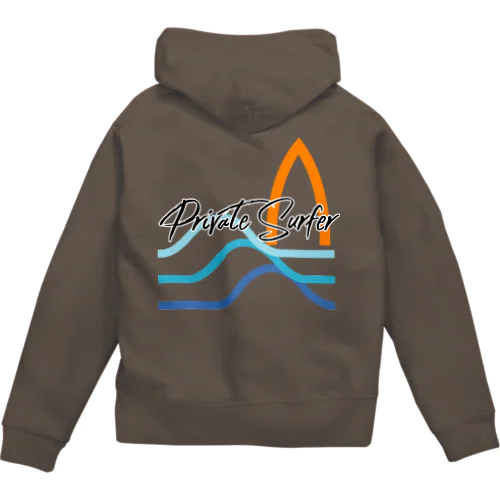 private surfer Zip Hoodie