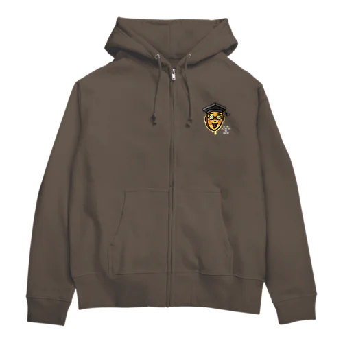 大学芋君・ワンポイントパーカー（ダーク色） Zip Hoodie