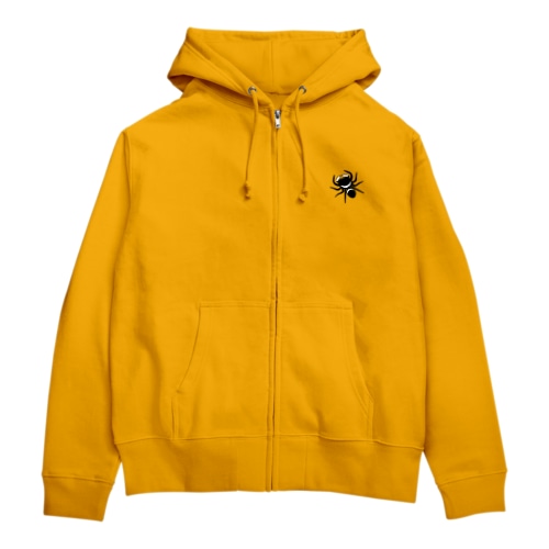 ハエトリグモ（アダンソンハエトリ）ハロウィンカラー Zip Hoodie
