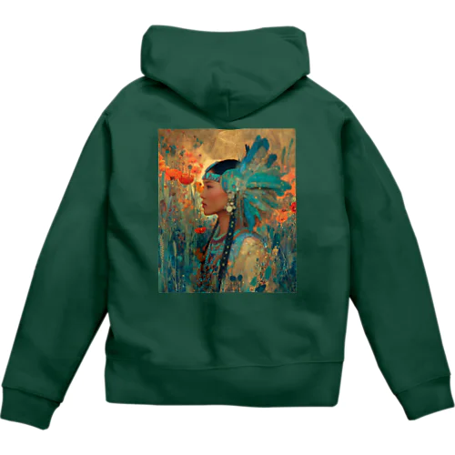🌠祈りの継承者 — Spirit of the Sacred Lineage Zip Hoodie