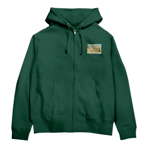 スペインで販売されたスイスチーズ 1950年代　リトグラフ Zip Hoodie