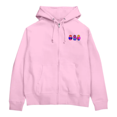 マトリョーシカ★トリオ Zip Hoodie