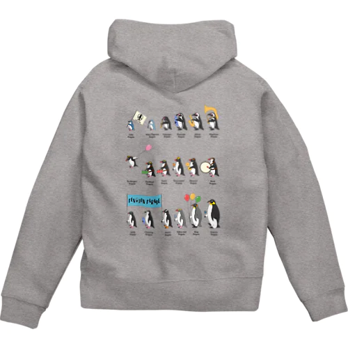 ペンギンパレード Zip Hoodie