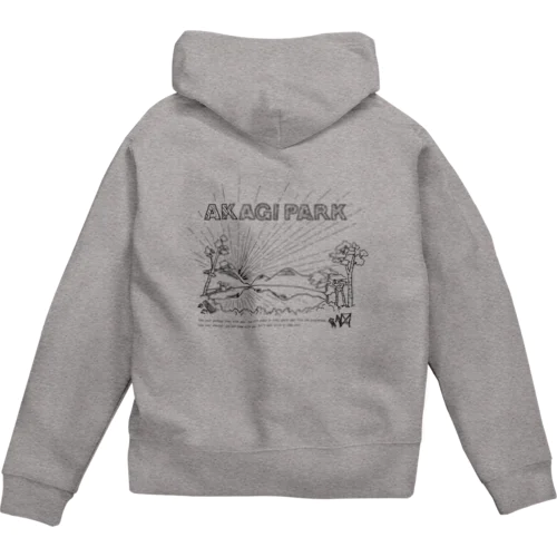 AKAGI★park02(黒文字) Zip Hoodie