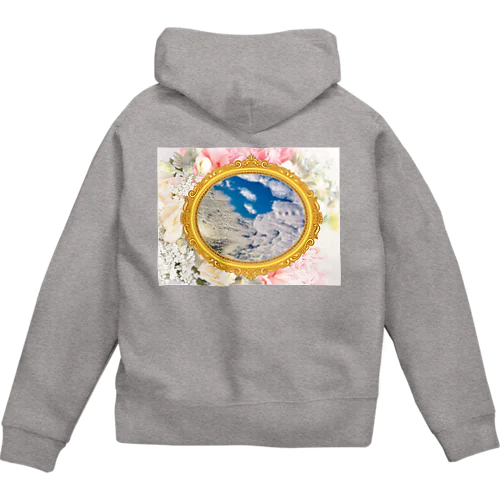 【B】キスをする雲～LOVE&PEACE Zip Hoodie