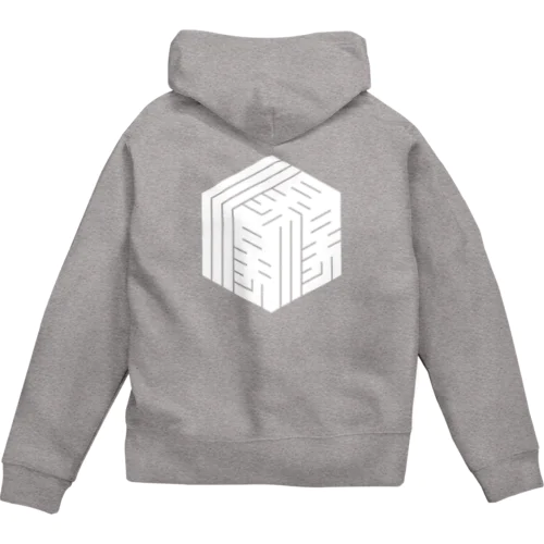 湯の角字 Zip Hoodie