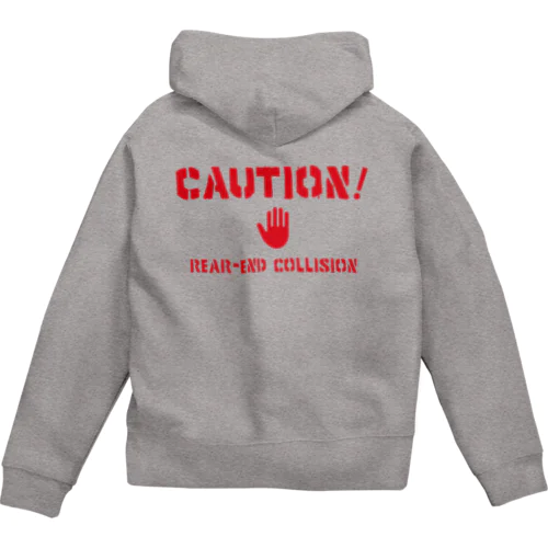 CAUTION Zip Hoodie