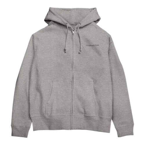 elephant-fish Zip Hoodie