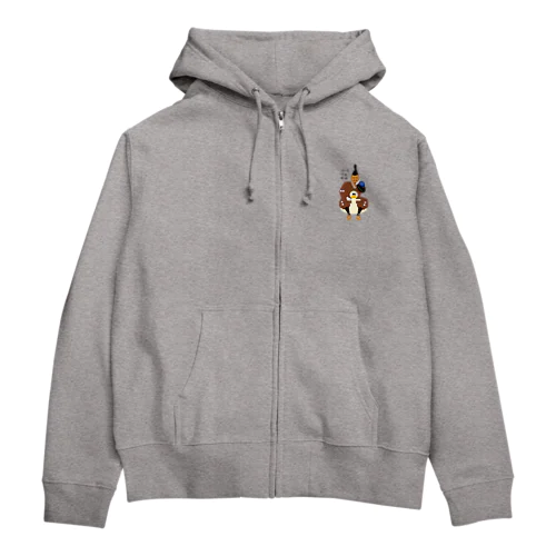 ほっとする家康 Zip Hoodie