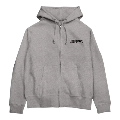 GUPPYロゴ(黒) Zip Hoodie