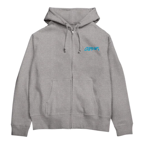 GUPPYロゴ(青) Zip Hoodie