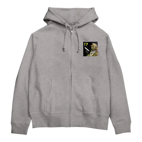 ！？トリケラトプス化生田晴香 Zip Hoodie