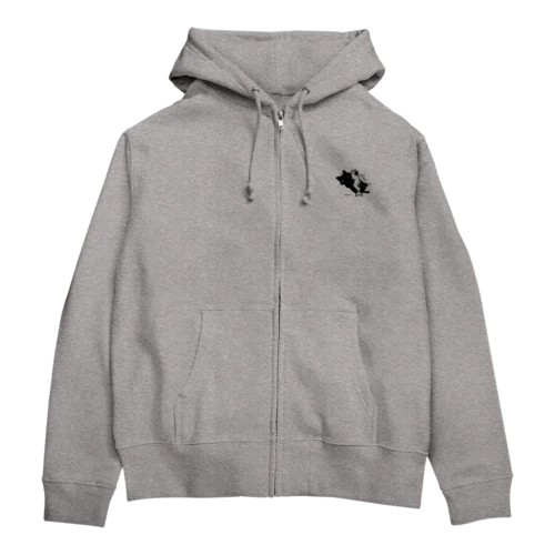 ケリケリねこ Zip Hoodie