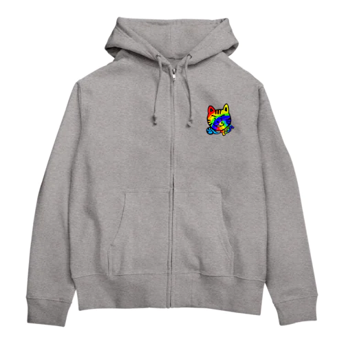 TORAくん(Rainbow) Zip Hoodie