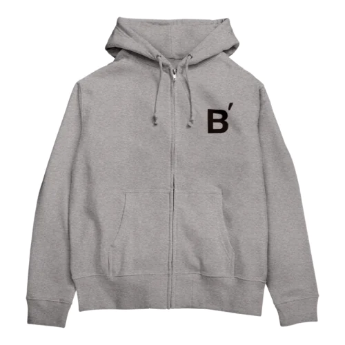 Bダッシュ Zip Hoodie