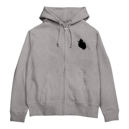 DOKUDOKU BLACK Zip Hoodie
