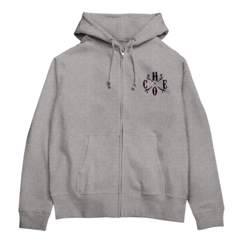 crossbone Zip Hoodie