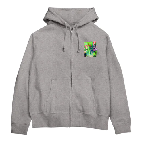 グリーンランタン Zip Hoodie