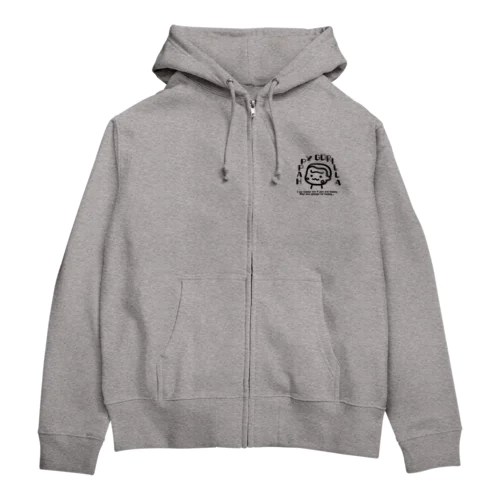 ハピゴリ8　裏なし Zip Hoodie