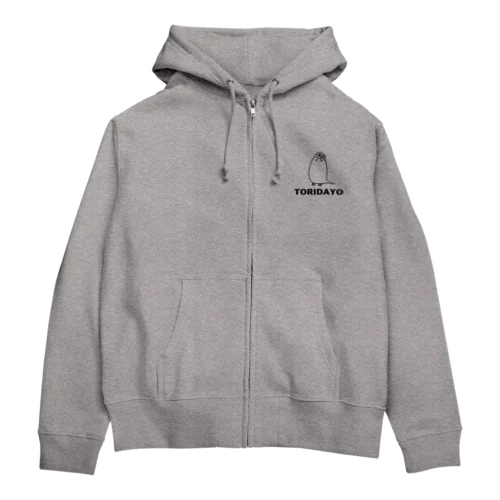 TORIDAYOロゴ入り Zip Hoodie