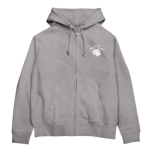 あなたはシングル？それともダブル？ Zip Hoodie