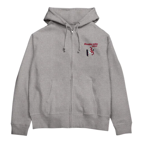 ダブルコーク スリーハンドレットエイティー ミリリッター Zip Hoodie