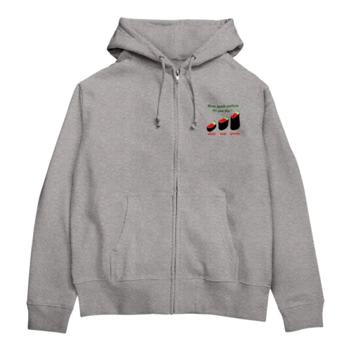 いくら軍艦 ショート,トール,グランデ Zip Hoodie