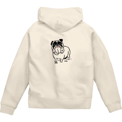 SNUB NOSE DOGS※ブルドッグⅡ※ Zip Hoodie