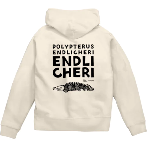 ×コグレケイコ Po.ENDLICHERI ENDLICHERI  タイプ ブラック P8 Zip Hoodie