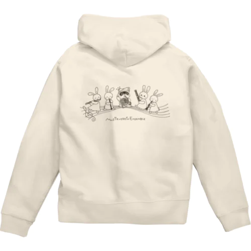 ムジークフェラインアンサンブル Zip Hoodie