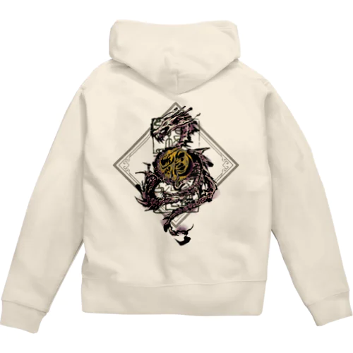 昇龍-edomurasaki- Zip Hoodie