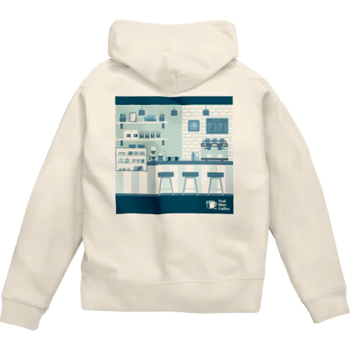 香るコーヒー Zip Hoodie