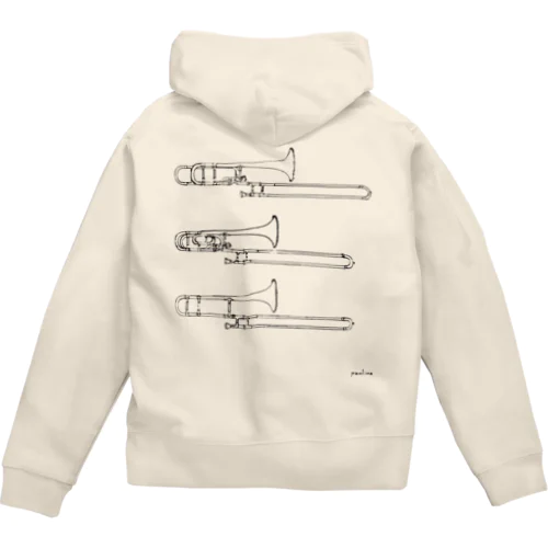 Trombones Zip Hoodie