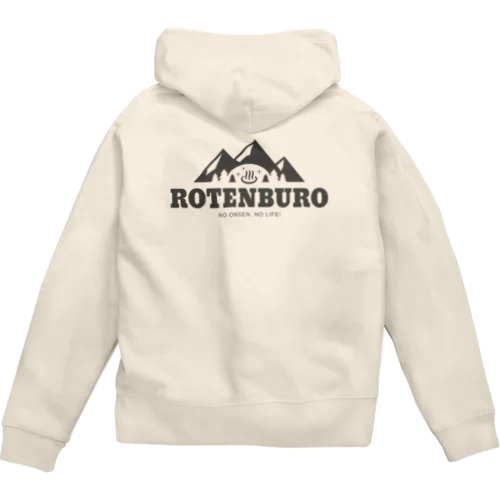 ROTENBURO(ダークグレー) ジップパーカー