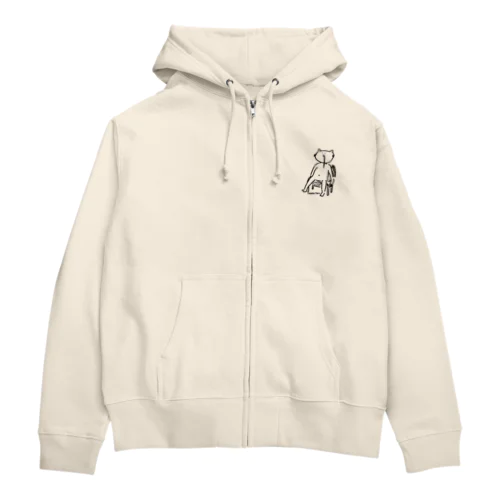 なるねこさん怠惰 Zip Hoodie