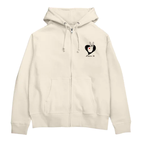 Love it（ラビット） Zip Hoodie