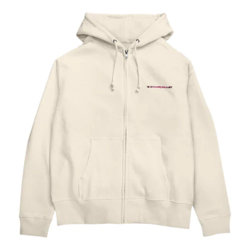 【コンうま［英字］】 Zip Hoodie