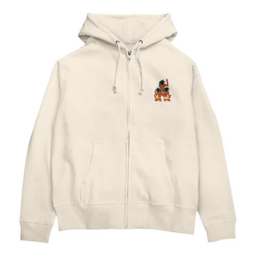 古代エジプトの鮭たち Zip Hoodie