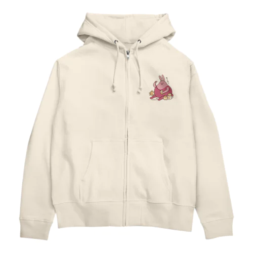 ぱつひこ（ちくちく） Zip Hoodie