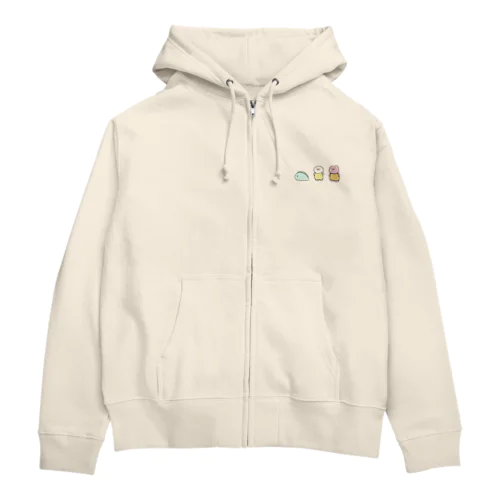 もちもちーず大集合 Zip Hoodie