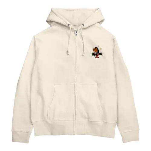 メリークリスマスロビンちゃん Zip Hoodie