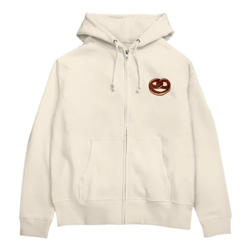 プレッツェル Zip Hoodie