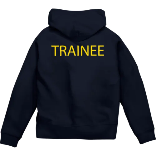 TRAINEE letter D_YW Zip Hoodie