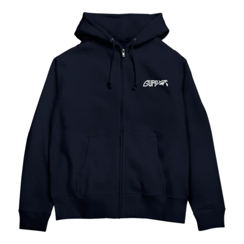 GUPPYロゴ(白) Zip Hoodie