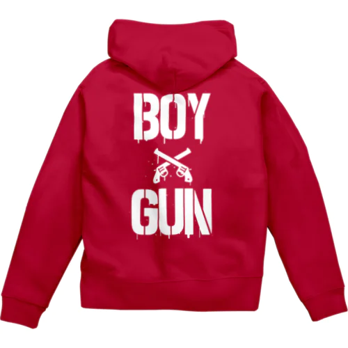 BOY&GUN ジップパーカー