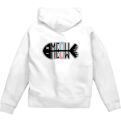 MEOW Zip Hoodie