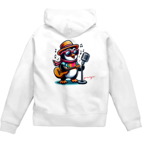 陽気なペンギン Zip Hoodie