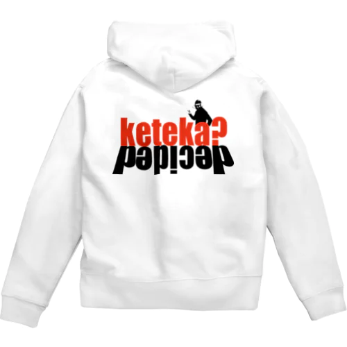 Keteka デザインB仕様 Zip Hoodie