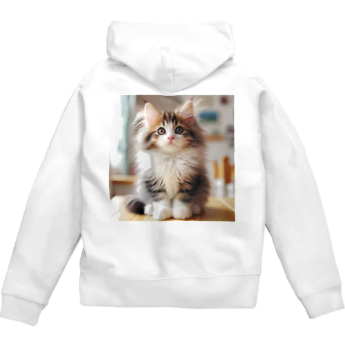 ゴージャスCAT Zip Hoodie