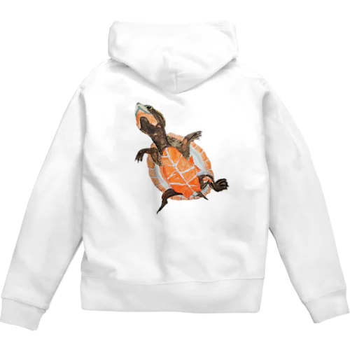 ニシキマゲクビガメ Zip Hoodie